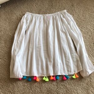 Off the shoulder shirt